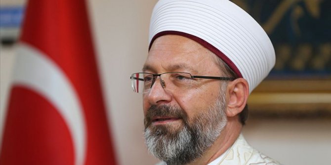 Diyanet İşleri Başkanı Erbaş Müslüman dini liderlere mektup gönderdi