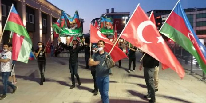 Türkiye'den Azerbaycan'a destek mitingi