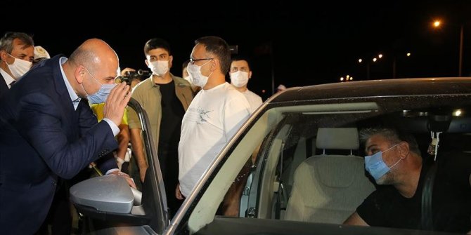 İçişleri Bakanı Soylu trafik denetimine katıldı