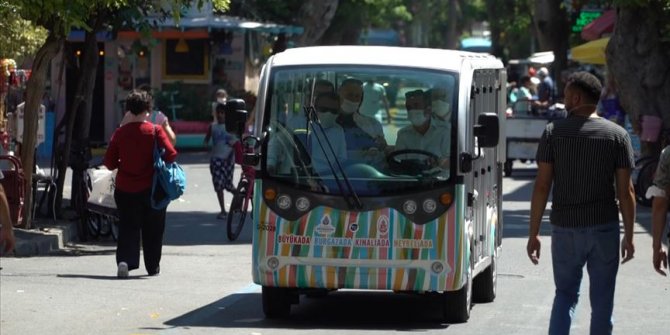 Büyükada'da elektrikli araç seferleri başladı