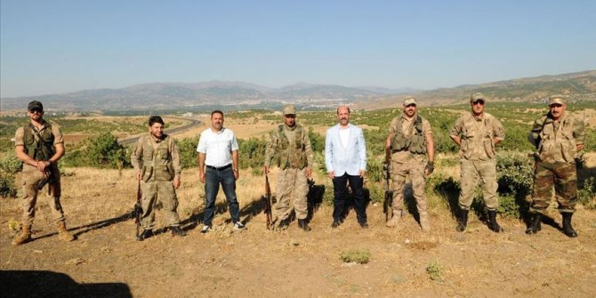 Güvenlik korucuları Kurban Bayramı'nı görev başında geçiriyor