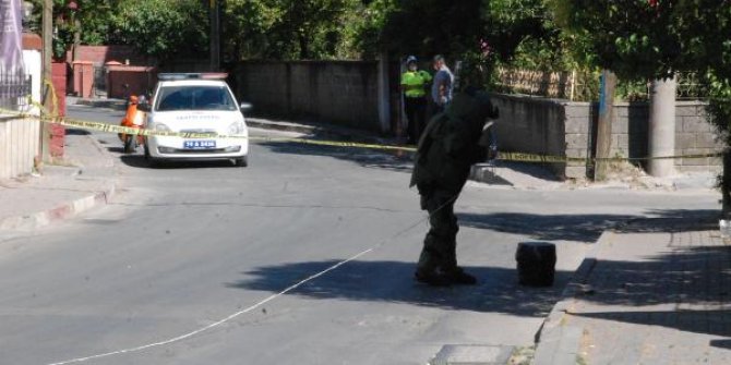 Poşetteki boya kutusu, bomba korkusu yaşattı