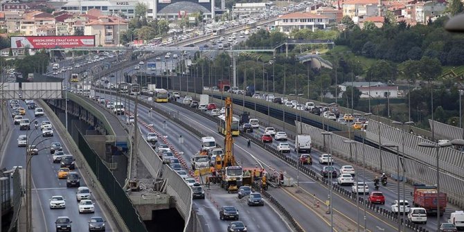 Haliç Köprüsü'ndeki bakım çalışmalarının ikinci etabı başladı