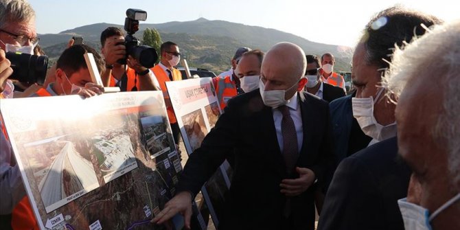 Bakan Karaismailoğlu Uşak Çevre Yolu'nu inceledi