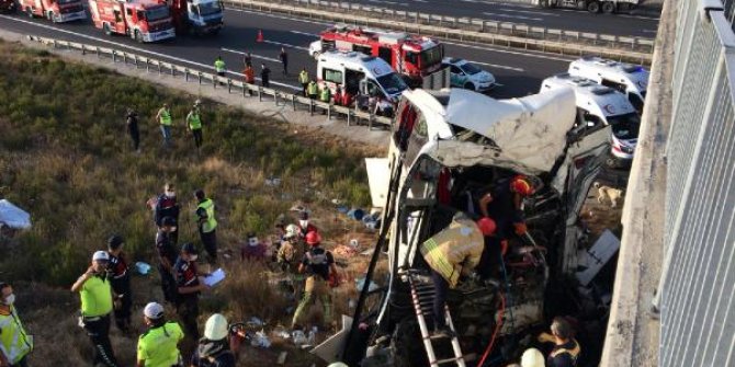 Sarıyer'de otobüs kazası 5 ölü 25 yaralı-2