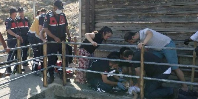 Su kanalına düşen Bilal Taha'nın duran kalbi, yeniden çalıştırıldı