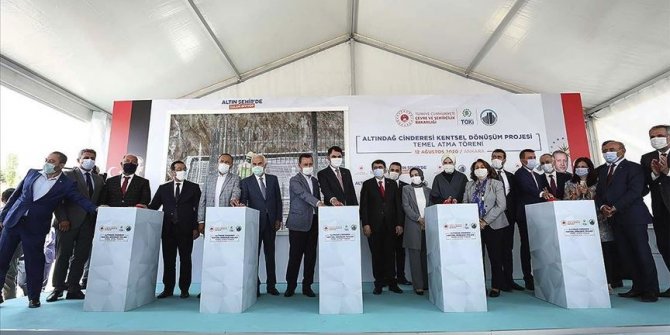 Cinderesi Kentsel Dönüşüm Projesi kapsamında 451 konutun temeli atıldı