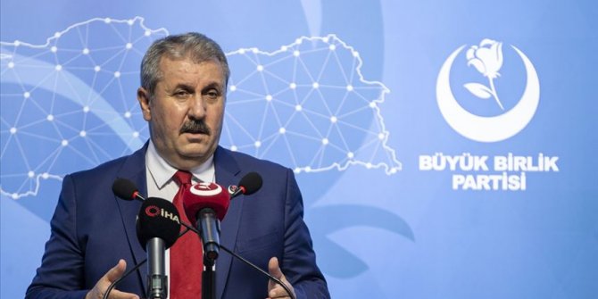 BBP Genel Başkanı Destici: Türkiye, Libya'da olduğu gibi Mavi Vatan'da da bir adım dahi geri atmamalıdır