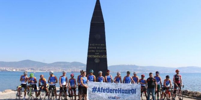 Depremin merkez üssüne pedal çevirdiler
