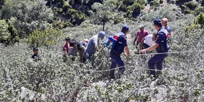 Uçuruma düşen çoban, 6 saate kurtarıldı