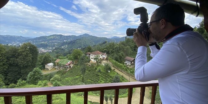 Bakan Kasapoğlu Rize'nin doğal güzelliklerini fotoğrafladı