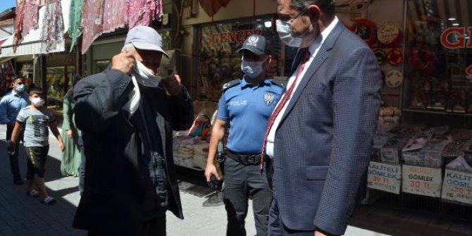 Kütahya'da, maska takmayan 100 kişiye 90 bin TL ceza