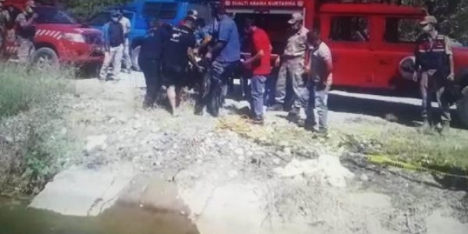 Sulama kanalında düşen çiftçi boğuldu