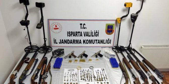 Isparta'da tarihi eser kaçakçılarına operasyon: 2 gözaltı