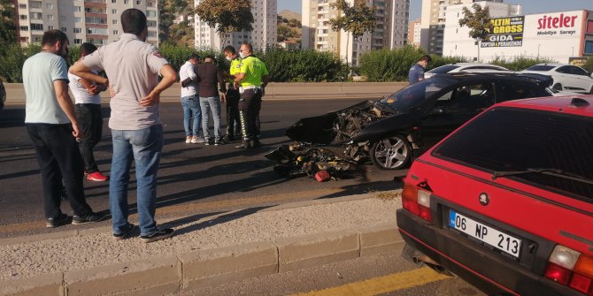 Mamak'ta zincirleme trafik kazası