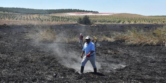 Meteor yangını olduğu iddia edilen alanda mıknatıslarla gök taşı aradılar