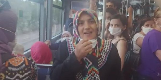 Otobüste maske takmayan kadın kendisini 'Doktorum takma dedi' diye savundu