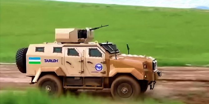 Özbekistan'da Türk zırhlısı 'Ejder Yalçın'a benzer prototip araç ortaya çıktı