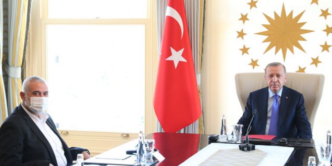 Cumhurbaşkanı Erdoğan İsmail Heniyye ile görüştü