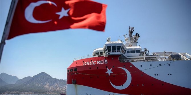 Oruç Reis sismik araştırma gemisinin Doğu Akdeniz'deki çalışma süresi uzatıldı