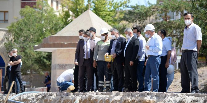 Şehitlik Meydanı'nın Temeli Atıldı