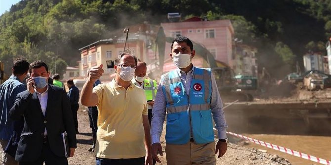 Bakan Kurum: Giresun'da içme suyu hattına ilişkin çalışmalarımız tüm ilçelerde devam ediyor