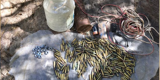 Bingöl'de, PKK'lı teröristlere ait EYP bulundu