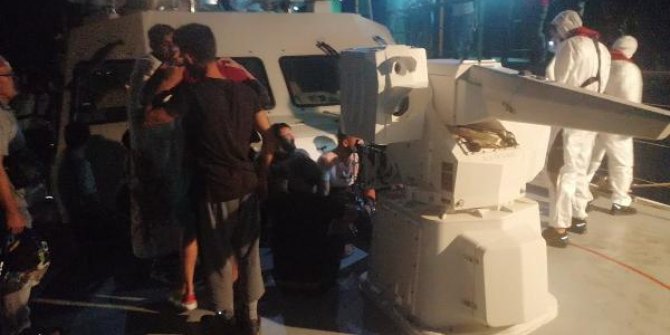 Datça açıklarında batan tekneden göçmenler kurtarıldı