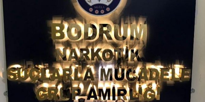 Bodrum'da uyuşturucu baskını: 1 gözaltı