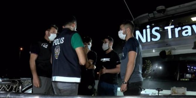 İstanbul Boğazı'nda tekne denetimi