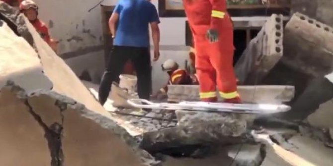Çin’de otel çöktü: 5 ölü, 10 kayıp