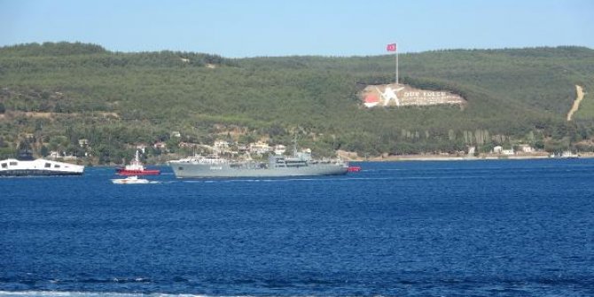 Rus savaş gemisi, Ege yolunda