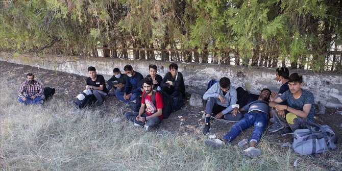 Edirne'de sınırda 11 sığınmacı yakalandı