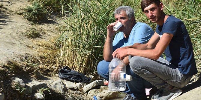 Şifalı diye içilen suda bakteri bulundu 