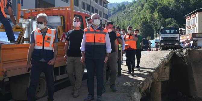 Bakan Karaismailoğlu: Devlet ilk günden itibaren Giresun için seferber oldu