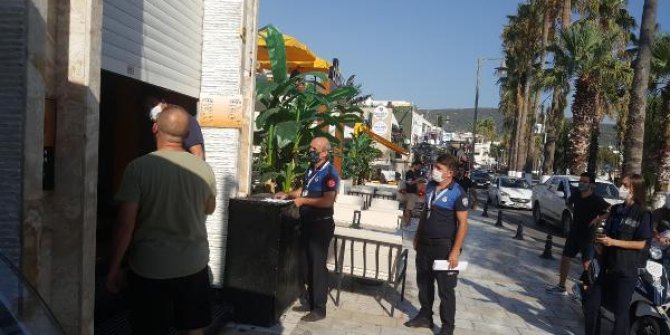 Bodrum'da kurallara aykırı faaliyet gösteren 9 işletme kapatıldı
