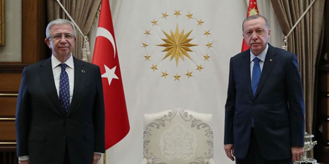 Cumhurbaşkanı Erdoğan, Mansur Yavaş'ı kabul etti