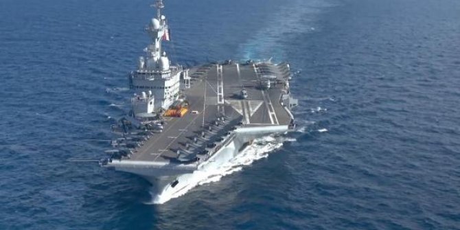 Gaulle'un Doğu Akdeniz'e doğru yola çıktığı ifade edildi
