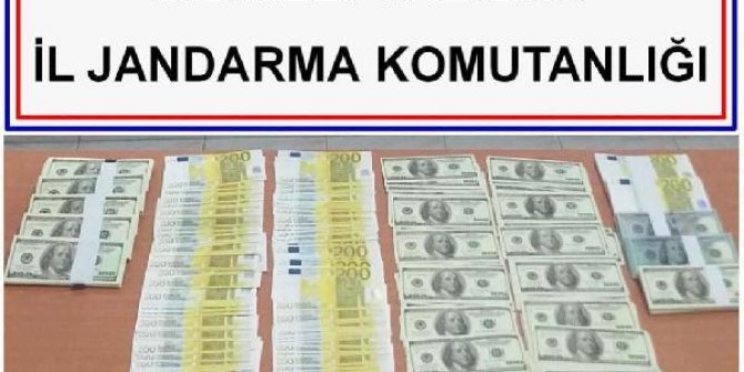 100 bin dolar ve 80 bin euro sahte parayla yakalandı