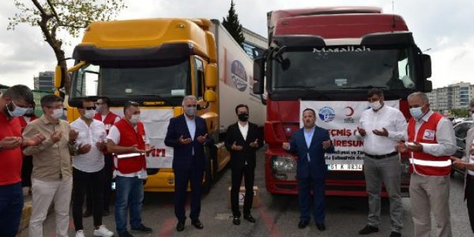 Giresun’a yardım malzemeleri ulaştırılmaya devam ediyor