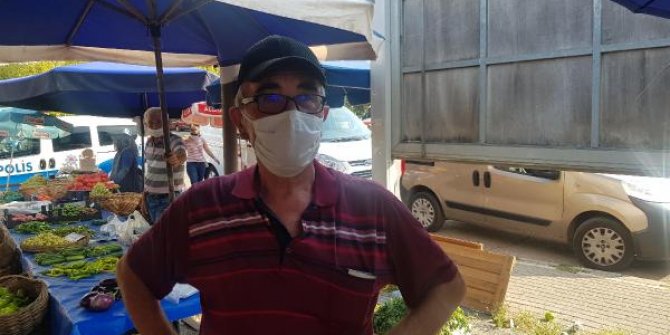 Yorgun mermiyle sırtından yaralandı, tezgahta satışa devam etti