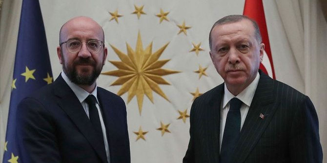 Cumhurbaşkanı Erdoğan AB Konseyi Başkanı Michel ile telefonda görüştü