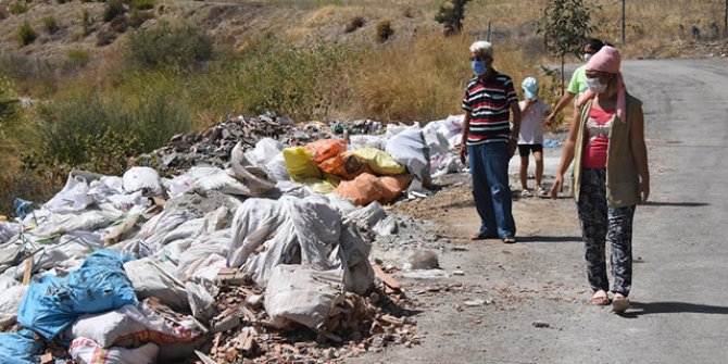 Zeytinliğe kaçak moloz ve hafriyat dökülmesine tepki
