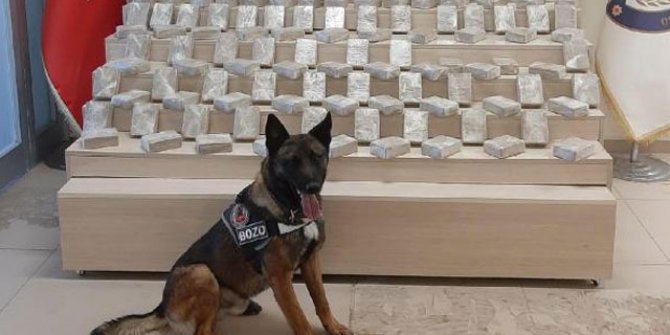 Polisin 'Dur' ihtarına uymayıp kaza yapan otomobilde 56 kilo 400 gram eroin ele geçirildi