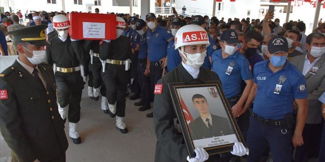 Şehit Uzman Onbaşı Serdar Aslan Gaziantep'te son yolculuğuna uğurlandı
