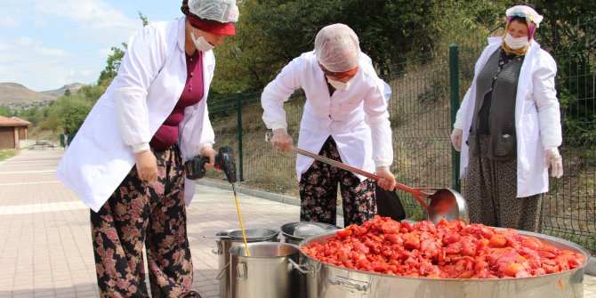 Domatesler salçaya dönüştü, E-Ticaret üzerinde satışa çıkıyor