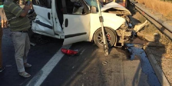 Adana'da zincirleme kaza: 2 yaralı