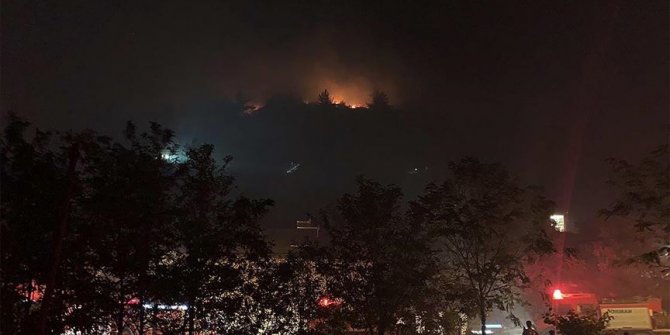 Manisa'da yangın nedeniyle bir mahalle tahliye edildi