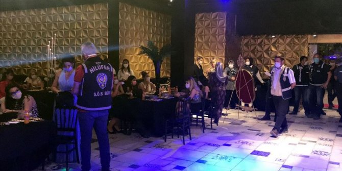 Kına eğlencesinde gelin, damat, iş yeri ve davetlilere ceza kesildi