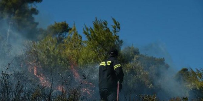 Yunanistan’da iki ayrı bölgede orman yangını!